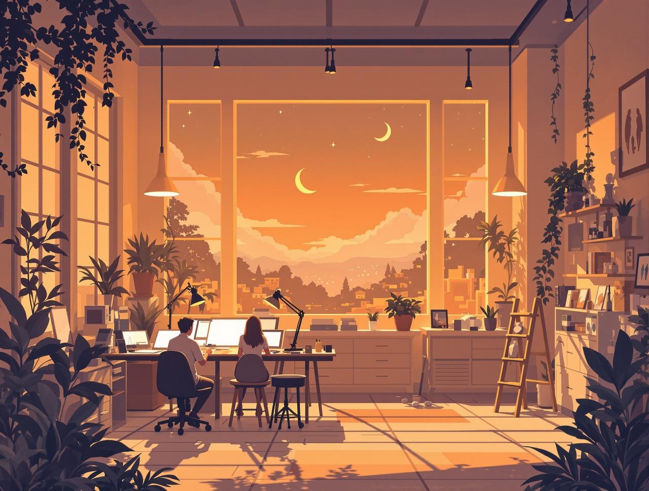 短剧库在线品牌故事 - 工作室 短剧库在线工作室 - 温馨的动画创作空间